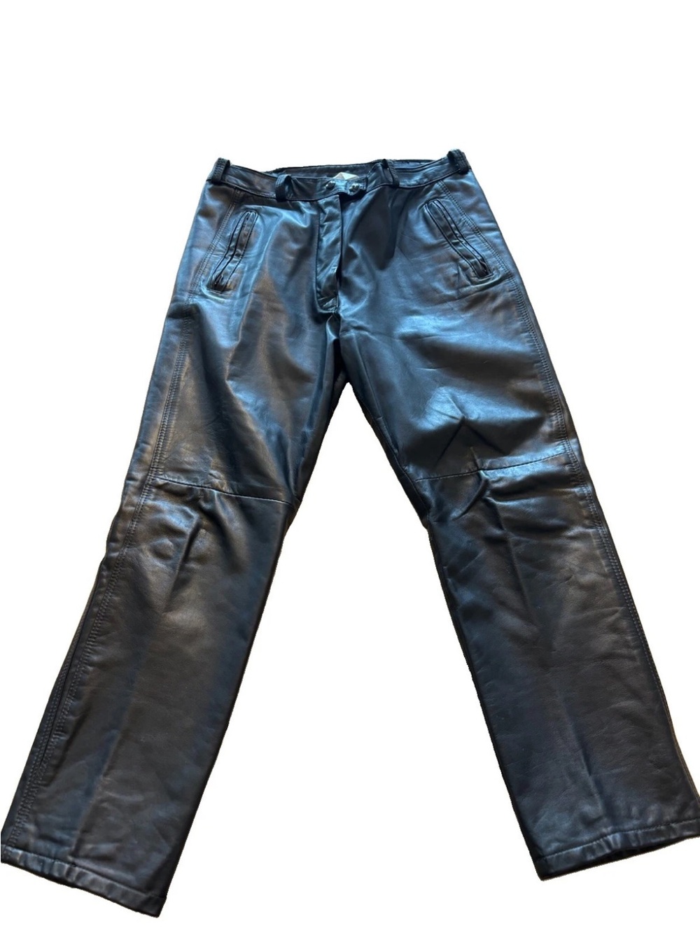 Vintage 90’s Moto Biker leather pants for women